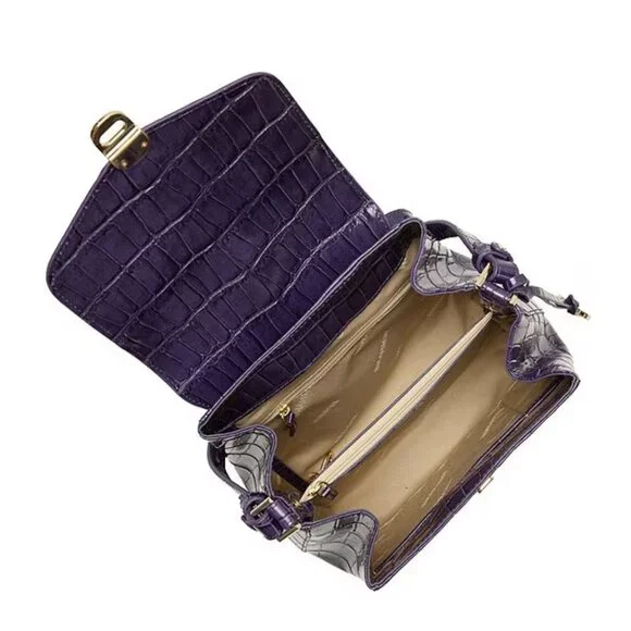 NWT BRAHMIN Sirona Collection Chrome Margo Voltage Violet  display picture 1